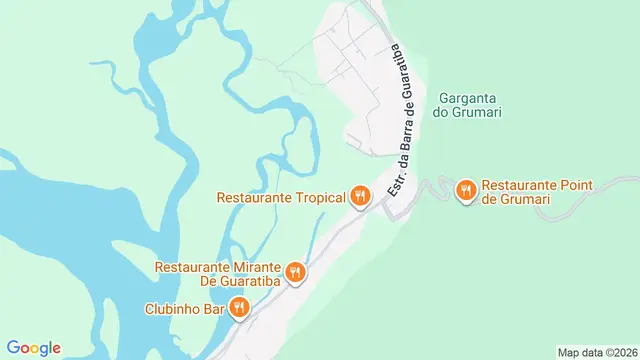Mapa do bairro Barra de Guaratiba, Rio de Janeiro - RJ
