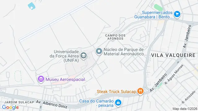 Mapa do bairro Campo dos Afonsos, Rio de Janeiro - RJ