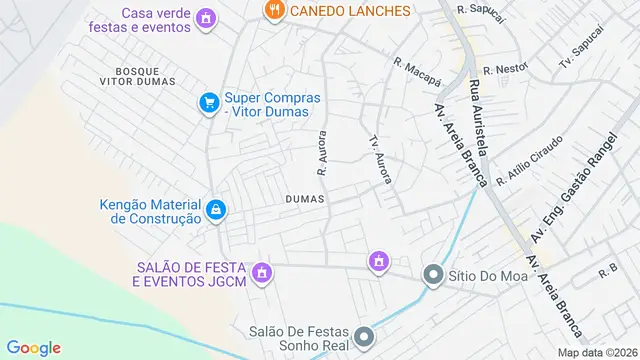 Mapa do bairro Dumas, Rio de Janeiro - RJ