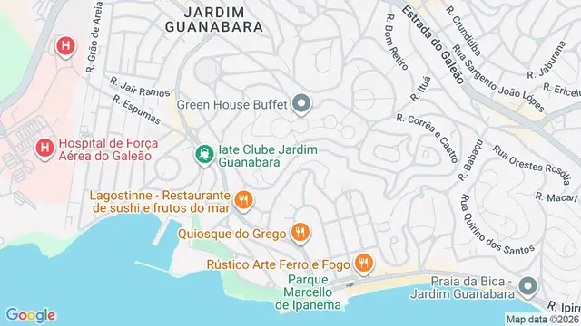 Mapa do bairro Jardim Guanabara, Rio de Janeiro - RJ